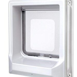 Zolux Chatière 4 Positions Magnétique pour Chat Blanc