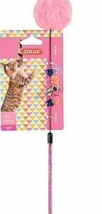 Zolux Jeux Chat Canne Pompom Coloris Divers 1 Unité