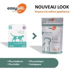 Alternative view of Easypill Smectite Chat Boulettes - 20 boulettes de 2 g