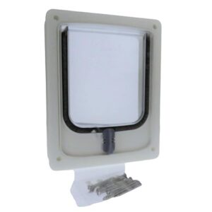 Zolux Chatière 4 Positions Tunnel pour Chat Blanc