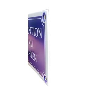 Alternative view of Zolux Plaque Attention au Chien