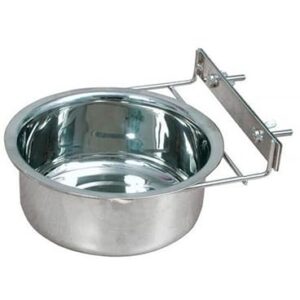 Zolux Bol à Fixer en INOX pour Chien Diamètre 18 cm 1,34 L