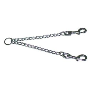 Alternative view of Zolux Laisse Chien pour Promener 2 Chiens. Chaîne Coupleur. Dimensions : 1 x 4.5 x 34 cm
