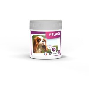 Pet PHOS Pelage Chien - Pelage Sec, terne et abîmé - Chute abondante des Poils - Période de mue -