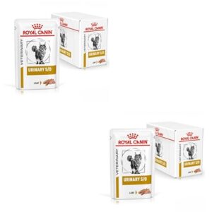 Royal Canin Veterinary Urinary S/O Mousse pour Chats — Pack Double — 2 x 12 x 85 g — Alimentation