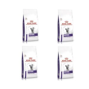 Royal Canin NEUTERED Satiety Balance pour Chats | Pack de 4 | 4 x 400 g | Aliment Complet pour Chats Adultes stérilisés | Peut Aider à Maintenir Un Poids idéal