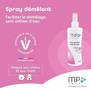 Alternative view of MP Labo Spray Démêlant au Beurre de Karité - Flacon de 200 ML - pour Chien et Chat