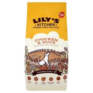 Lilys Cuisine Chien Poussin & Canard Sec 1000g X 2 (Paquet de 2)