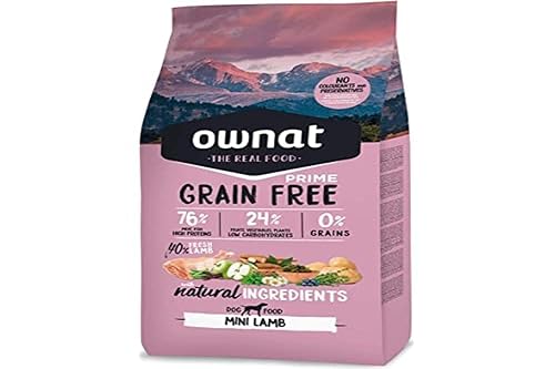 Ownat Croquettes Prime sans Céréales Mini Lamb 3KG