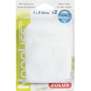 Zolux Set de 2 Filets en Nylon Masse de Filtration 1-3 L