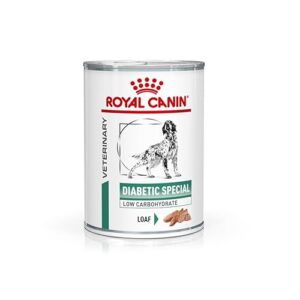 Royal Canin Veterinary Diabetic Special Low Carbohydrate Canine Mousse — 12 x 410 g — Aliment