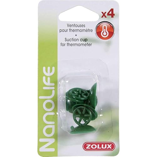 Zolux Ventouses Thermomètre pour Aquarium 4 Pièces