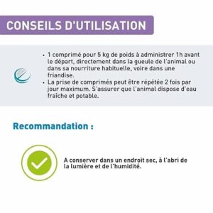 Alternative view of Vetoform Mal des Transports Comprimés Chien et Chat 30 Comprimés