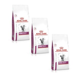 Royal Canin Veterinary Renal Select | Pack de 3 | 3 x 400 g | Aliment Complet diététique pour Chats | Peut contribuer à Soutenir la Fonction rénale en Cas d'insuffisance rénale