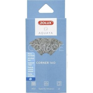 Zolux - Filtre pour Pompe Corner 160, Filtre CO 160 E Mousse Anti-nitrates x 2. pour Aquarium. - ZO-330234