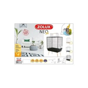 Alternative view of Zolux Cage Neo Jili Oiseau L 78 X P 47.5 X H 112 Cm Beige