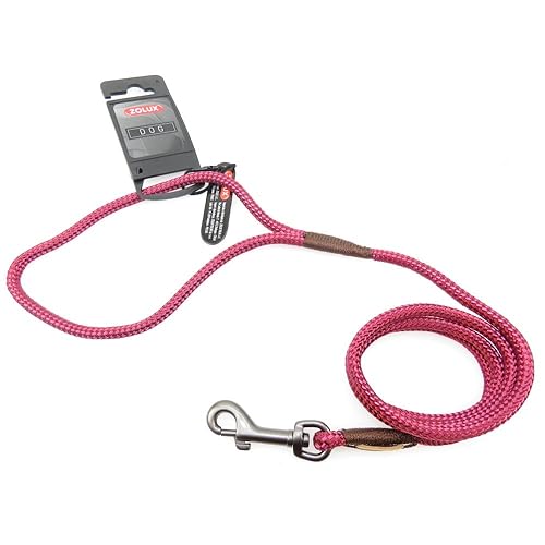 Zolux - Laisse IMAO Hydepark. ø 6 mm x 1,2 mètre. Fuchsia pour Chien.