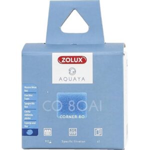 Zolux - Filtre pour Pompe Corner 80, Filtre CO 80 Al Mousse Bleue Fine x1. pour Aquarium. - ZO-330251