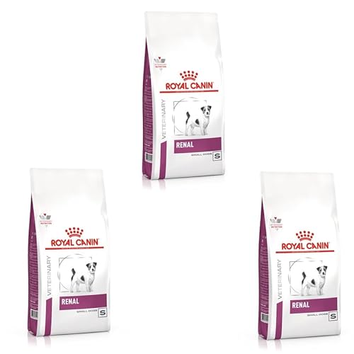 Royal Canin Veterinary Renal Small Dogs | Pack de 3 | 3 x 500 g | Aliment diététique Complet pour Chiens Adultes | Peut contribuer à Soutenir la Fonction Rénale