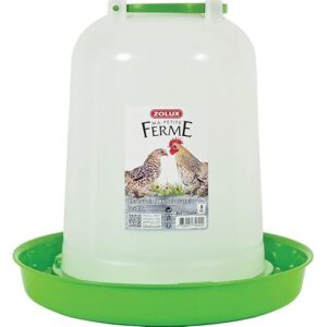 Zolux Abreuvoir Basse Cour Plastique pour Élevage/Agriculture Urbaine 8 L