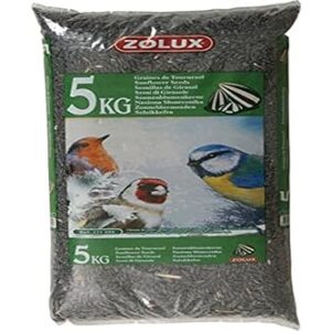 Zolux Graines de Tournesol Sac de 5 kg pour Oiseaux de la Nature