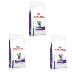 Royal Canin NEUTERED Satiety Balance pour Chats | Pack de 3 | 3 x 400 g | Aliment Complet pour Chats Adultes castrés | Peut Aider à Maintenir Un Poids idéal