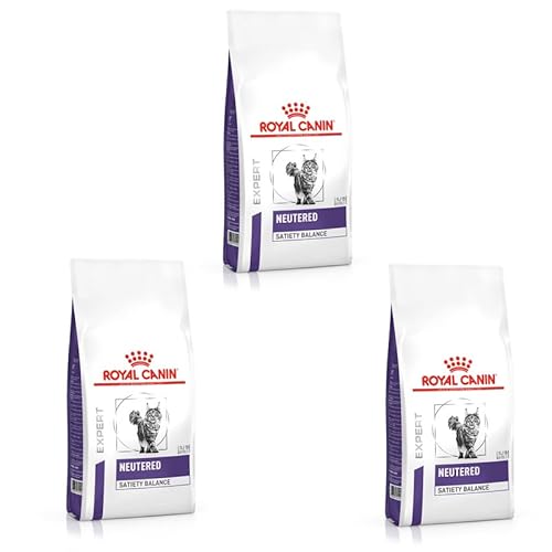 Royal Canin NEUTERED Satiety Balance pour Chats | Pack de 3 | 3 x 400 g | Aliment Complet pour Chats Adultes castrés | Peut Aider à Maintenir Un Poids idéal