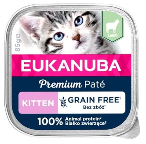 Eukanuba chaton pâté agneau sans céréales barquette 85gr
