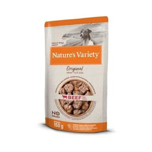 True Instinct Aliment Humide pour Chiens Adultes minis Non Grain paté buey avec légumes 150 g