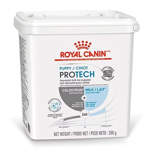 Royal Canin Puppy Protech Colostrum Milk | 300 g | Lait maternisé pour Chiots | Peut contribuer à Une Digestion optimale et Une Croissance harmonieuse | De la Naissance au sevrage