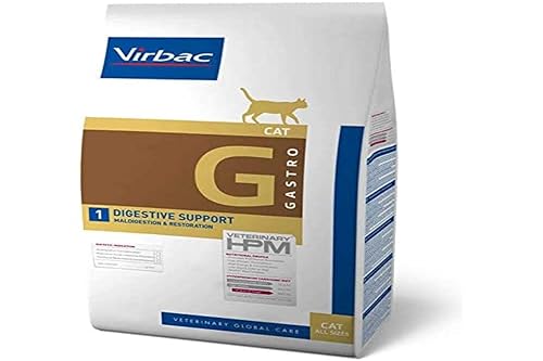 Virbac Veterinary HPM Cat Digestive Nourriture pour Chat Sac de 3 kg Taille S