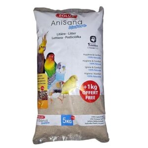 zolux - Sable Anisand Nature Litière 5 kg + 1 kg Gratuit pour Oiseaux