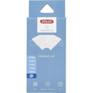 Zolux - Filtre pour Pompe Corner 160, Filtre CO 160 B perlon x 2. pour Aquarium. - ZO-330231