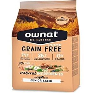 Ownat Croquettes Prime sans Céréales Junior Lamb