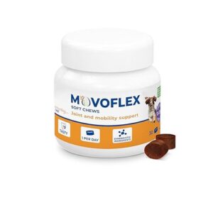 Movoflex Soft Chews — 30 pièces — Pour chiens de 15 kg à 35 kg — Complément alimentaire pour le