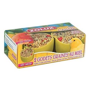 Alternative view of Zolux - Graines pour CANARIS 45 GR Godets de graines au Miel spécial CANARIS x 2