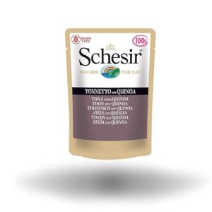 Aliments humides pour Chats AGRAS DELIC Schesir Chat sasz.85g Thon komos Riz en gelée
