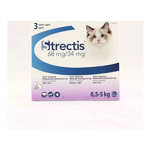 Strectis Chat pipettes Anti puces et Anti tiques