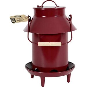 Alternative view of Zolux Mangeoire Metal Broc avec Toit Basse Cour 3,5 L Grenat 175643 Rouge