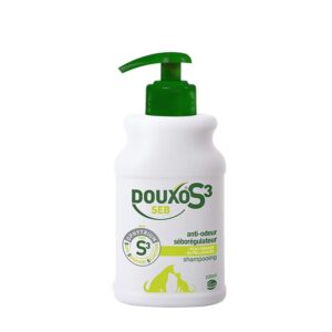 DOUXO S3 SEB Shampooing Anti-Odeur et séborégulateur, pour Chiens et Chats avec des pellicules,