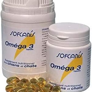 Complément alimentaire Sofcanis pour chien et chat Omega 3 boîte 120 comprimés