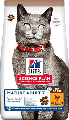 Hill's Science Plan No Grain Alimentation Poulet - Chat Âgé - 1,5kg