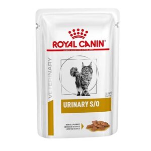 Royal Canin Veterinary Urinary S/O — 12 x 85 g — Aliment Complet diététique pour Chats — pour la