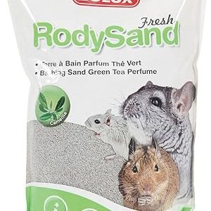 Zolux Terre à Bain Parfum Thé Vert pour Chinchilla Octodon/Gerbille 2 L