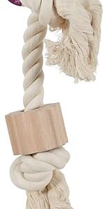 Zolux -Corde Wild Giant 2 nœuds. Taille ø 3 cm x 50 cm. Jouet pour Chien.-ZO-480454