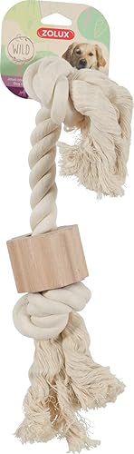 Zolux -Corde Wild Giant 2 nœuds. Taille ø 3 cm x 50 cm. Jouet pour Chien.-ZO-480454
