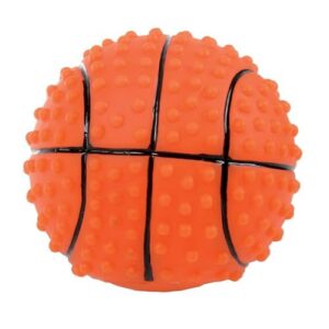 Zolux Jouet Balle de Basket pour Chien en Vinyle Diamètre 7,6 cm
