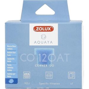Zolux - Filtre pour Pompe Corner 120, Filtre CO 120 at Mousse Bleue Medium x1. pour Aquarium. - ZO-330227