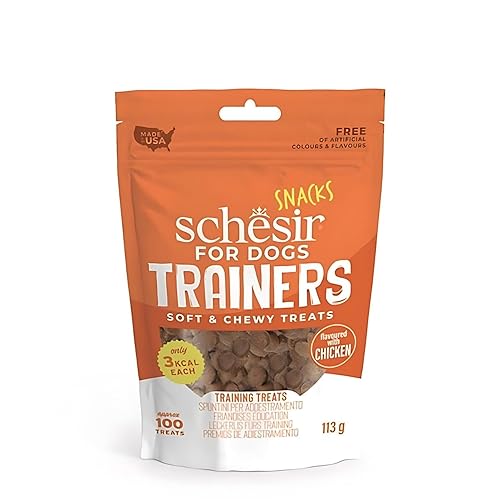 Schesir Trainers Snack pour chiens au poulet 113 gr
