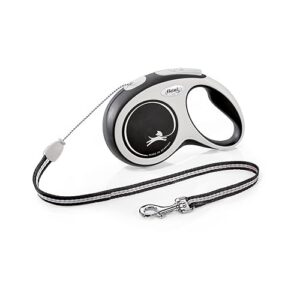 Flexi, Laisse Modèle New Comfort, Version Cordon, Sangle particulièrement résistante, Système de